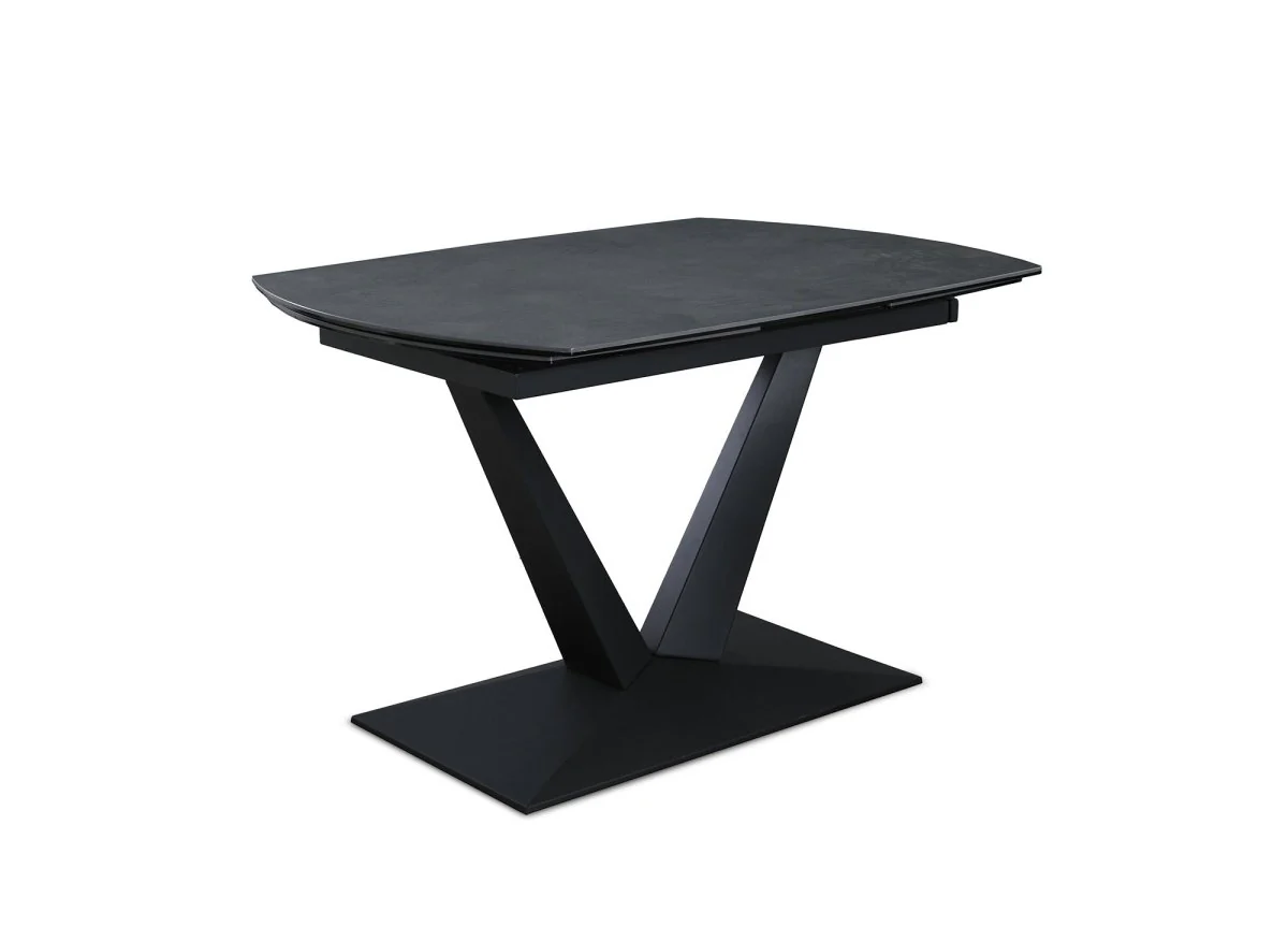 Table à manger extensible en céramique noire 6-8 personnes ELIAD - Image 6