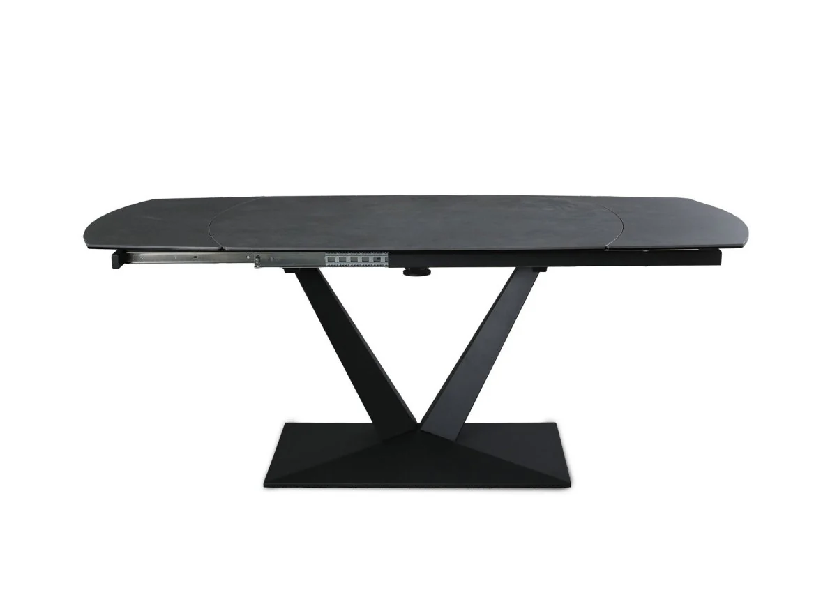 Table à manger extensible en céramique noire 6-8 personnes ELIAD - Image 7