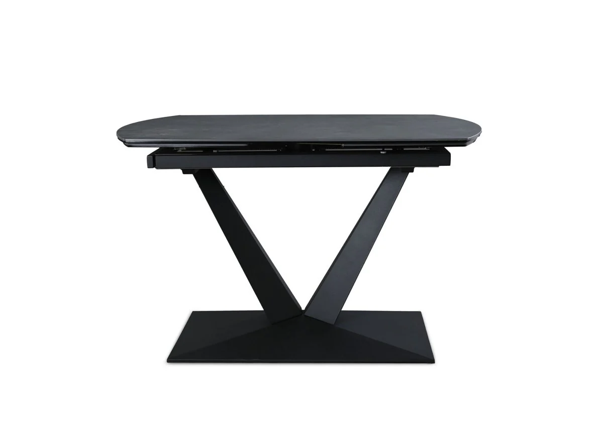 Table à manger extensible en céramique noire 6-8 personnes ELIAD - Image 8