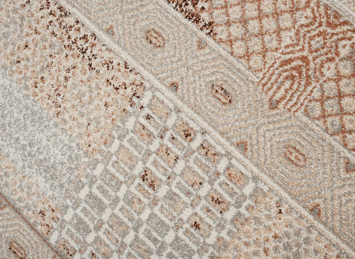 Tapis à motifs orientaux beige et marron 200 x 290 cm LUMA - Image 2