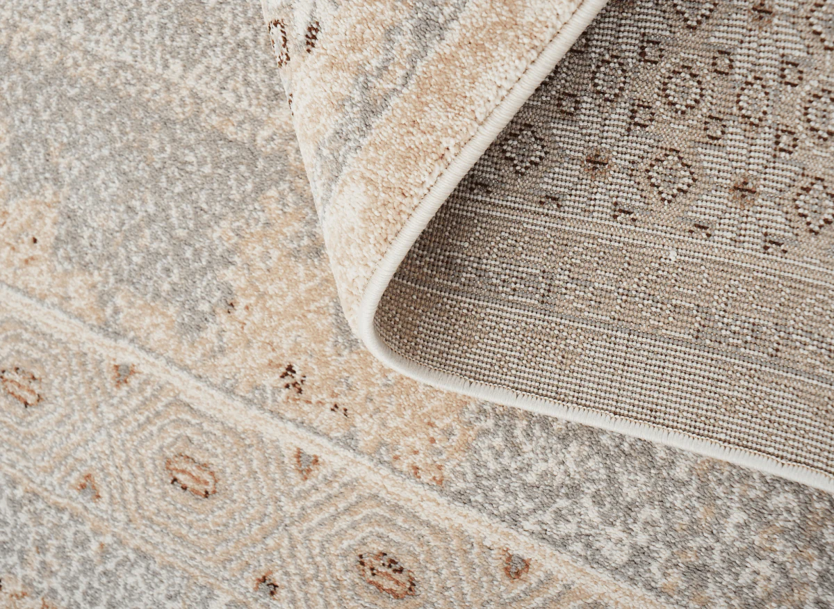 Tapis à motifs orientaux beige et marron 200 x 290 cm LUMA - Image 3