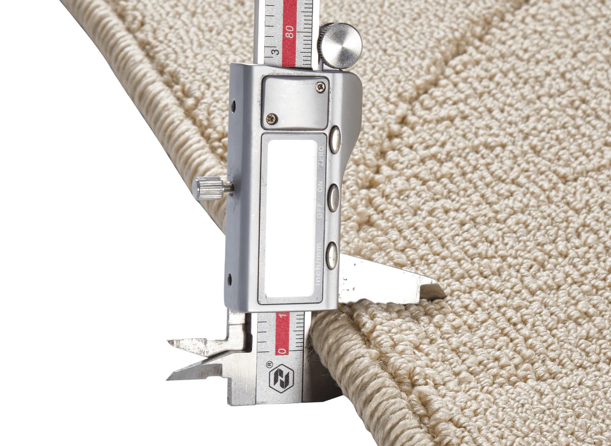 Tapis beige à motifs ronds 160 x 230 cm PURO - Image 3