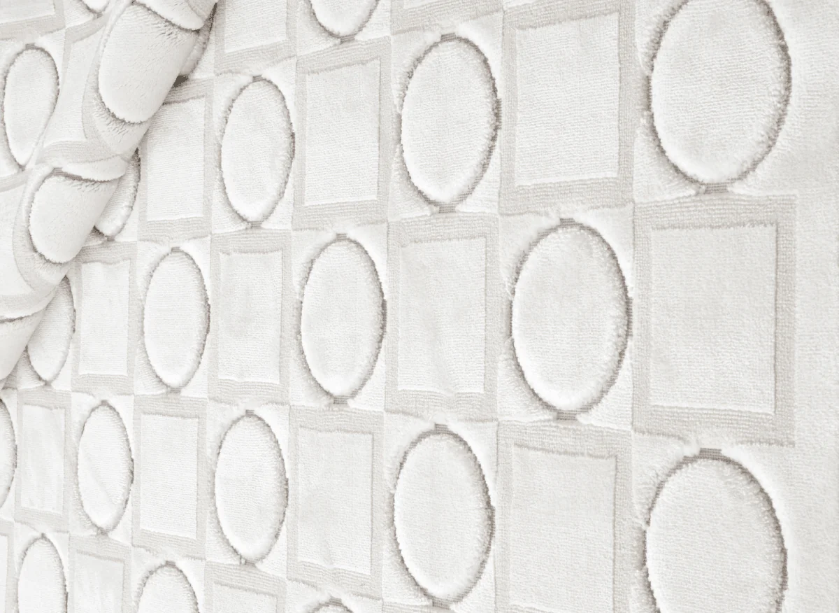 Tapis blanc écru à formes géométriques 192 x 290 cm KAELIES - Image 5