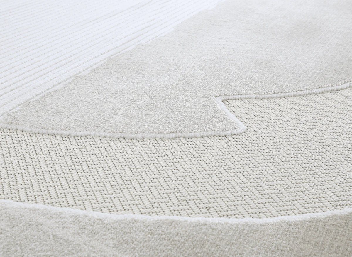 Tapis gris à motif circulaire 160 x 230 cm SYDNEY - Image 6
