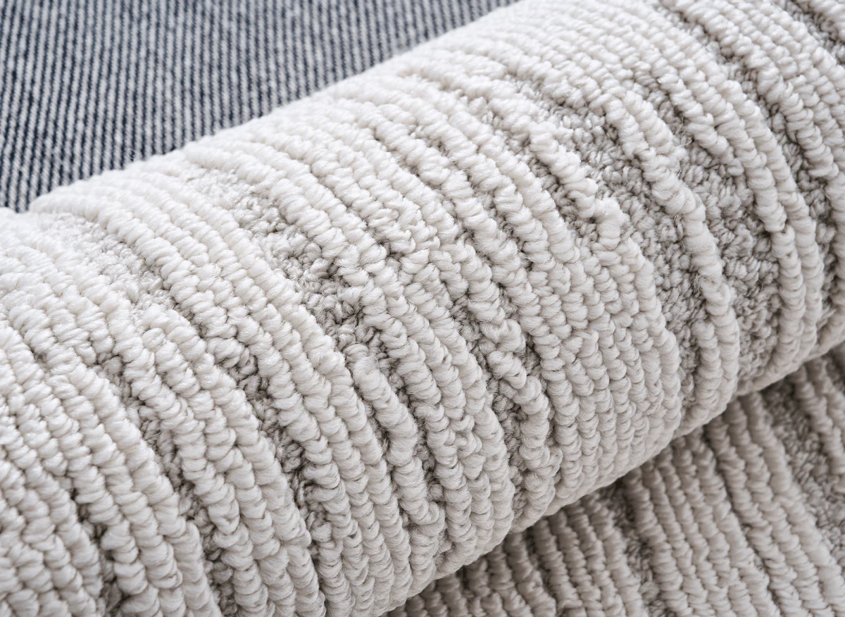 Tapis gris à motifs 200 x 290 cm BRIDGE - Image 4