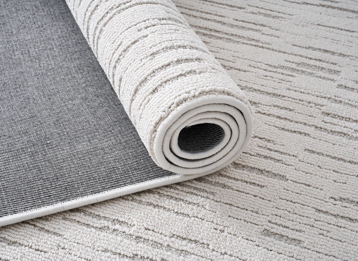 Tapis gris à motifs 200 x 290 cm BRIDGE - Image 5