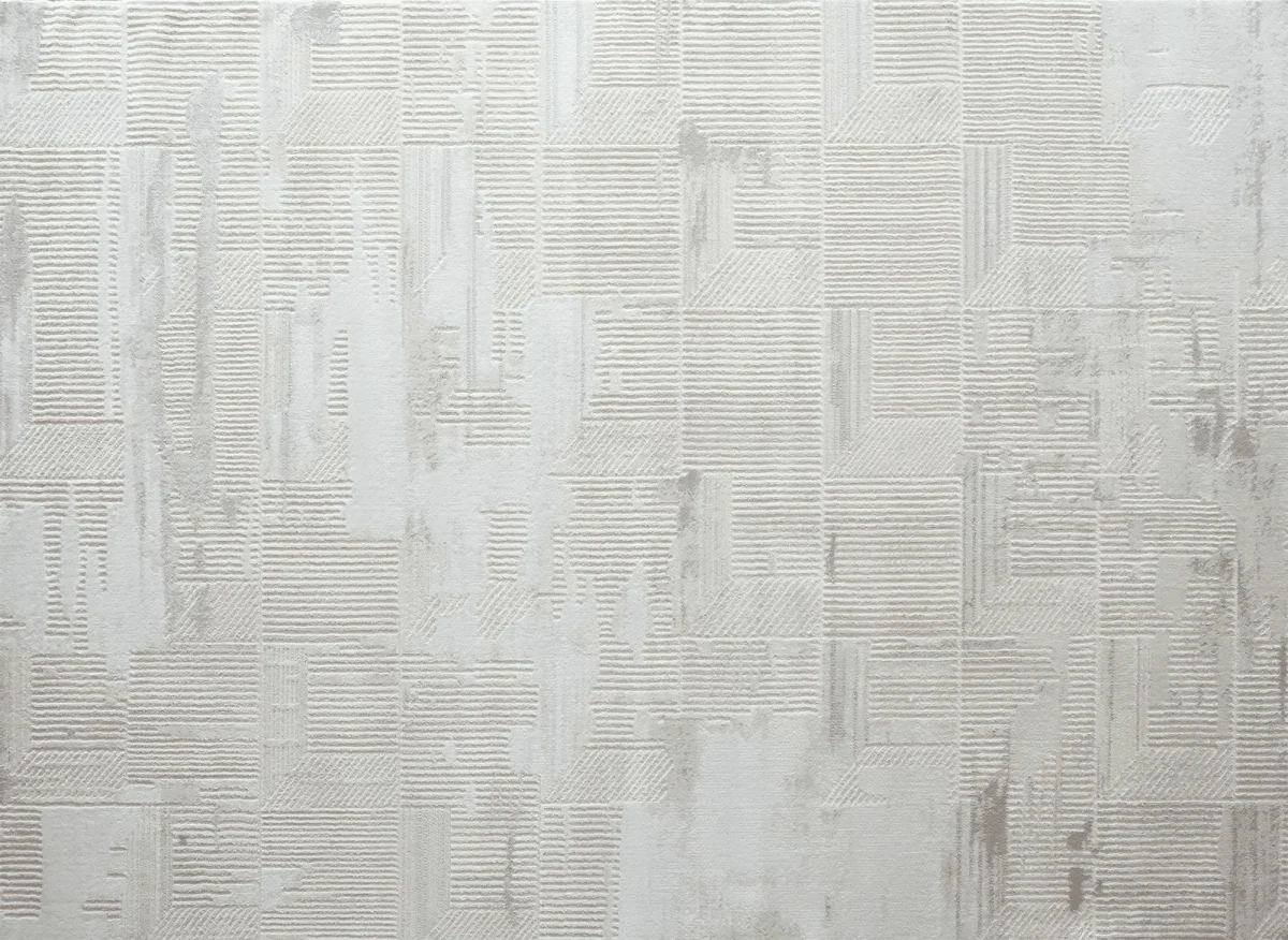 Tapis gris à motifs géométriques 160 x 230 cm BALSA