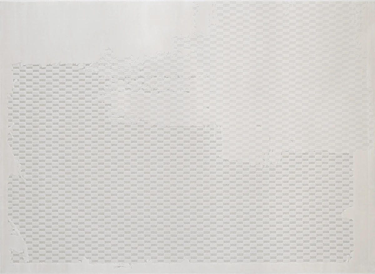Tapis gris à motifs géométriques 200 x 290 cm VIENNE