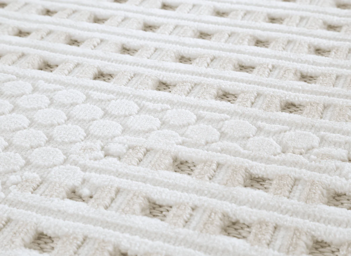 Tapis gris et taupe à motifs graphique 160 x 230 cm SIRMA - Image 9