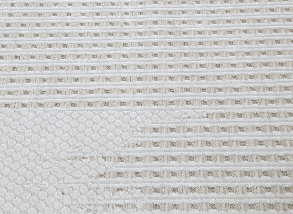 Tapis gris à motifs graphique 200 x 290 cm SIRMA - Image 3