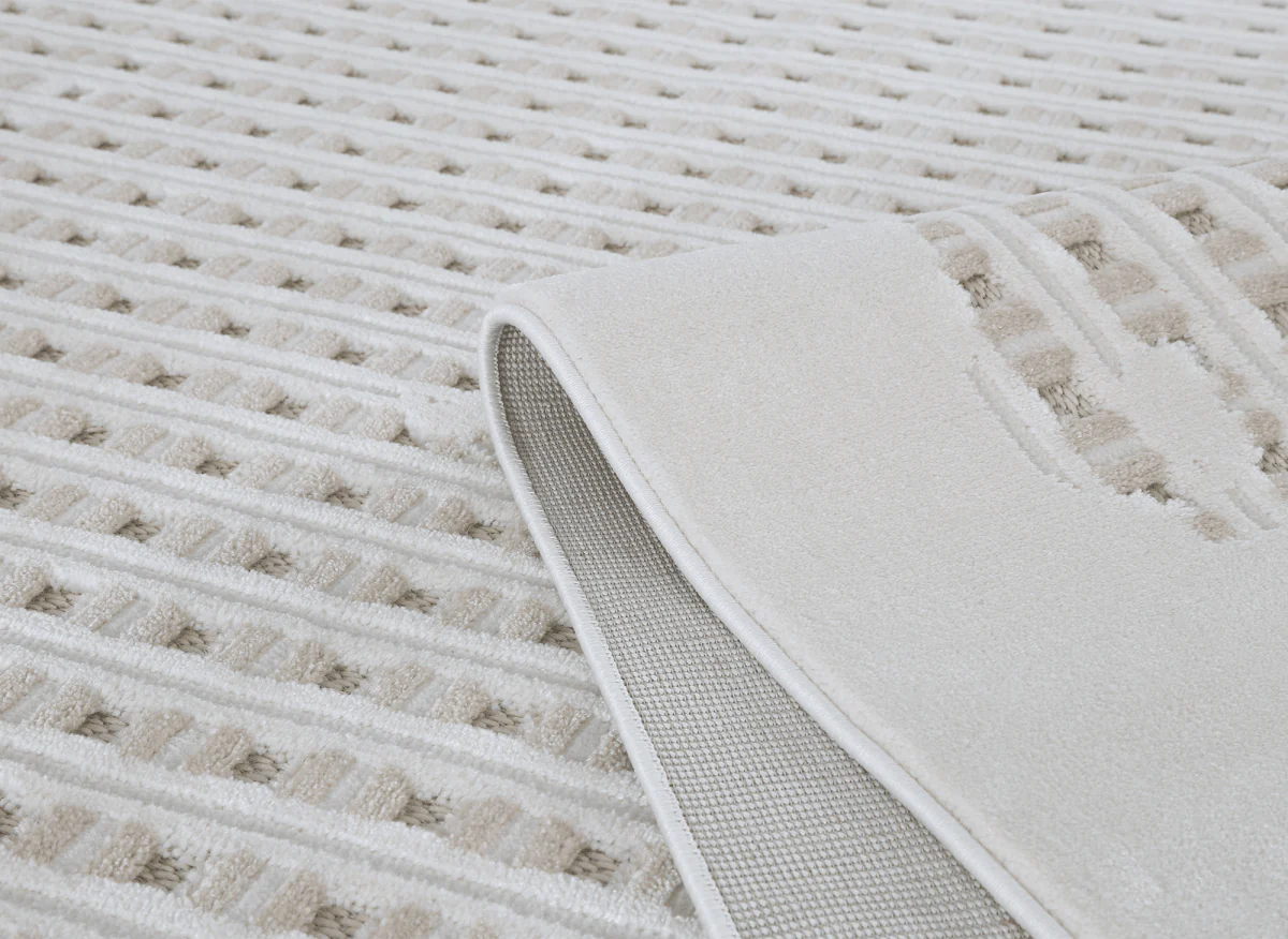 Tapis gris à motifs graphique 200 x 290 cm SIRMA - Image 8