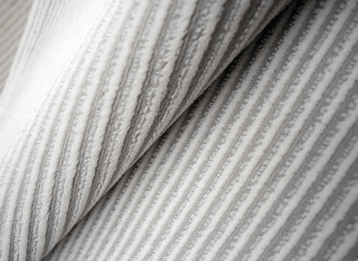 Tapis gris à rayures 160 x 230 cm CLEO - Image 3