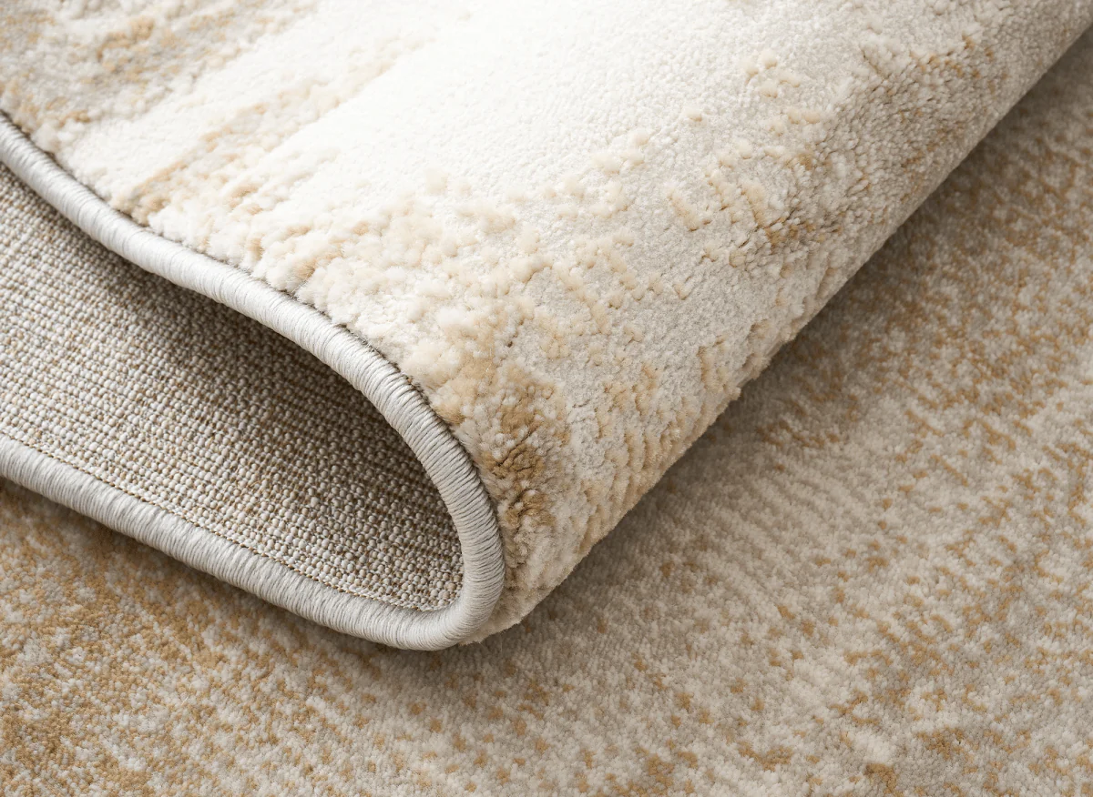 Tapis gris et beige à motifs 160 x 230 cm PISE - Image 2