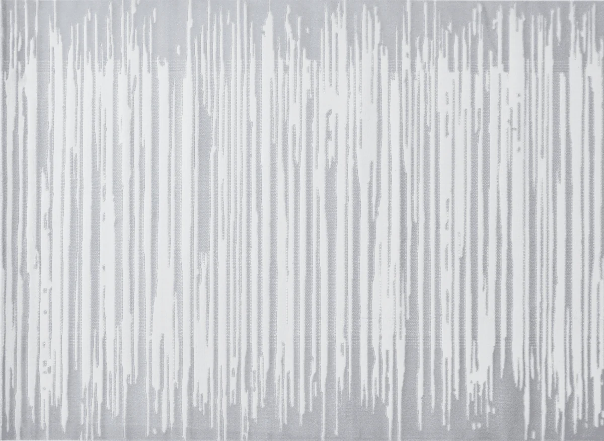 Tapis gris et blanc 160 x 230 cm FROST
